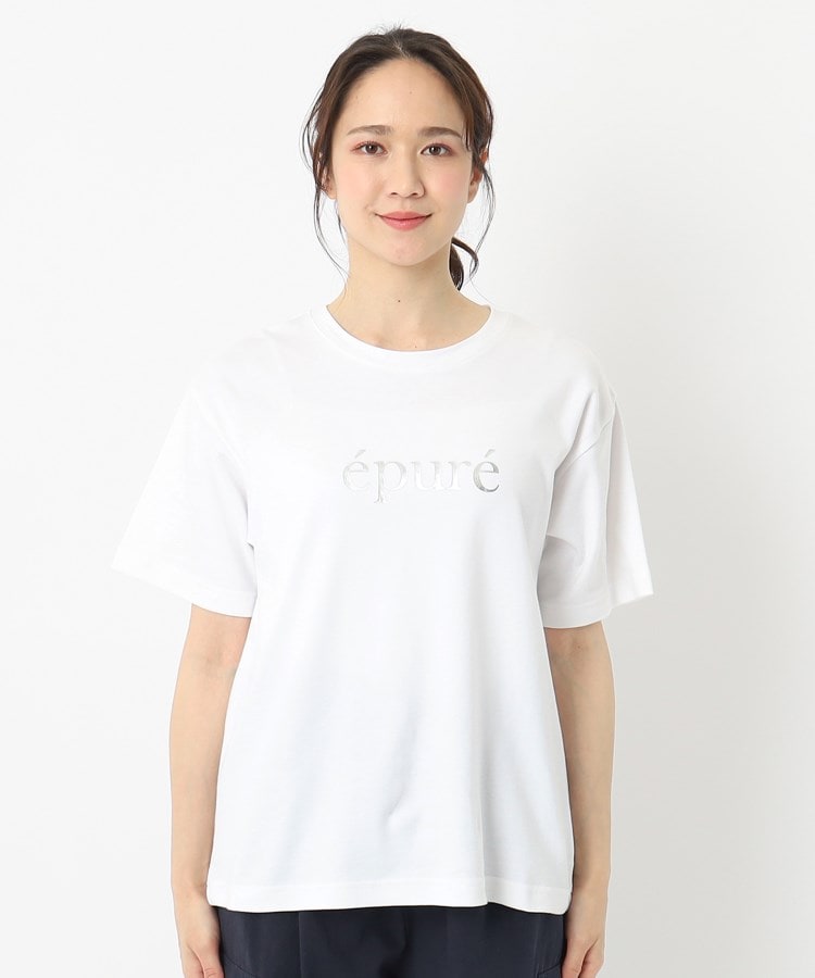 オーガニックコットン／箔プリント】ロゴTシャツ（Tシャツ