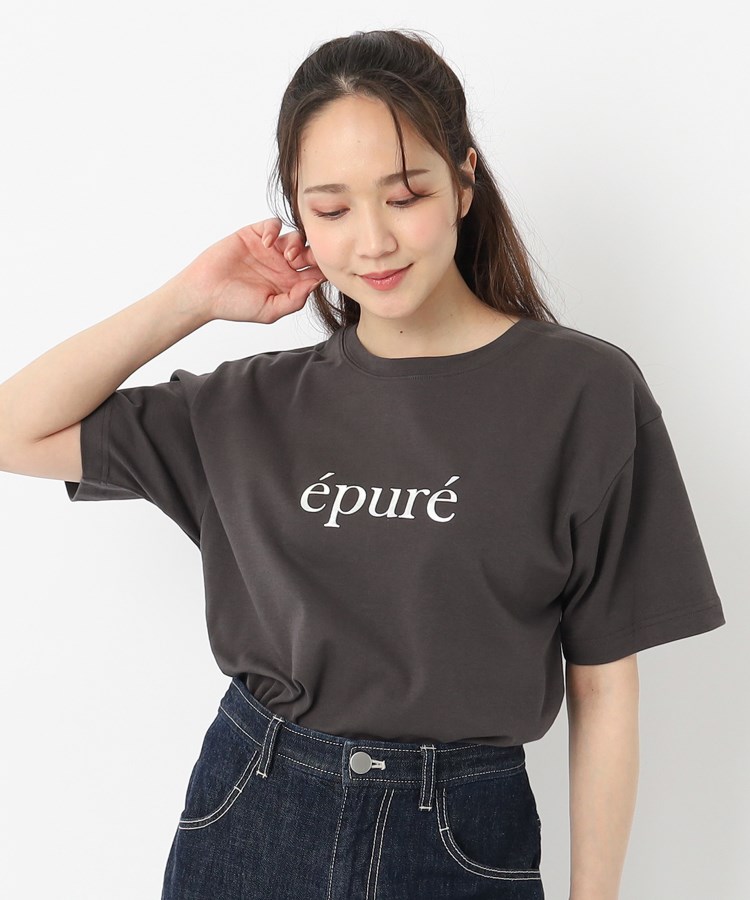 オーガニックコットン/箔プリント】ロゴTシャツ(Tシャツ オーガニックコットン/箔プリント】ロゴTシャツ(Tシャツ