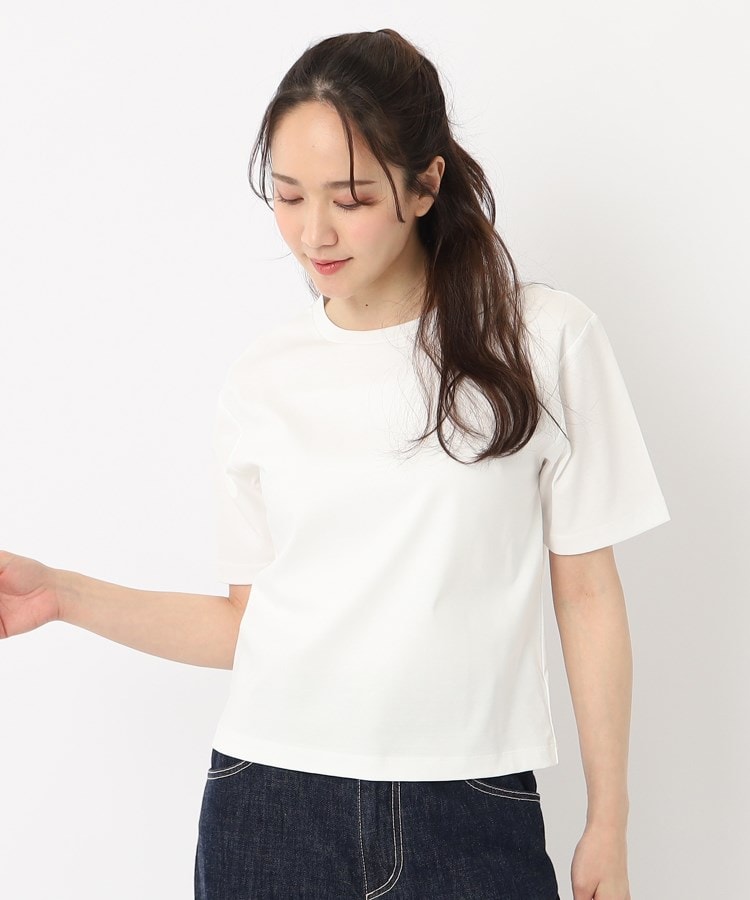 ブレスブリージュ(BLESSE BLIGE)の【接触冷感/抗菌防臭/消臭】アイスクリアコットンTシャツ ホワイト(001)