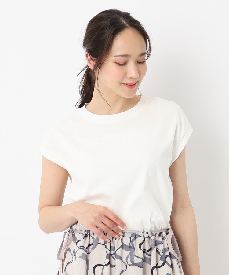 ブレスブリージュ(BLESSE BLIGE)の【ジャージ素材／フレンチスリーブ】ドライタッチシンプルTシャツ8