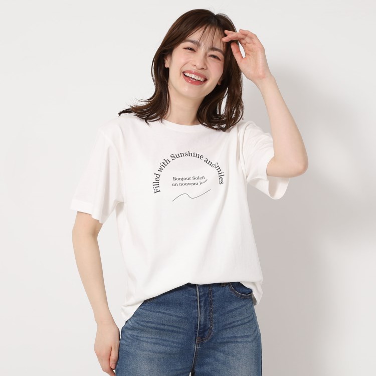 ブレスブリージュ(BLESSE BLIGE)の【洗える／日本製】プリントロゴTシャツ Ｔシャツ