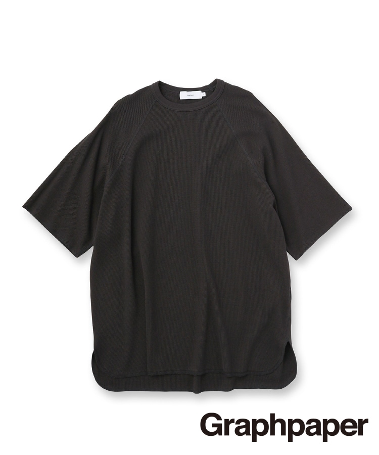 ドレステリア(メンズ)(DRESSTERIOR(Men))の◆GRAPHPAPER（グラフペーパー）ワッフルショートスリーブクルーネックTシャツ チャコールグレー(114)