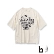 ドレステリア(メンズ)(DRESSTERIOR(Men))の◆blurhms（ブラームス）NOT－WASHING－TON 88／12 ワイドプリントTシャツ ベージュ(152)