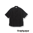 ドレステリア(メンズ)(DRESSTERIOR(Men))の◆Graphpaper（グラフペーパー）ブロードショートスリーブ レギュラーカラー シャツ ブラック(119)