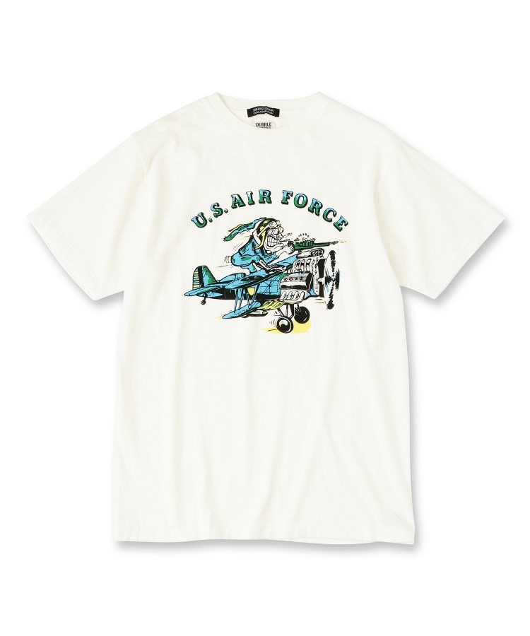 ドレステリア(メンズ)(DRESSTERIOR(Men))のDUBBLE WORKS（ダブルワークス）PRINTED T－SH｜Tシャツ ホワイト(001)