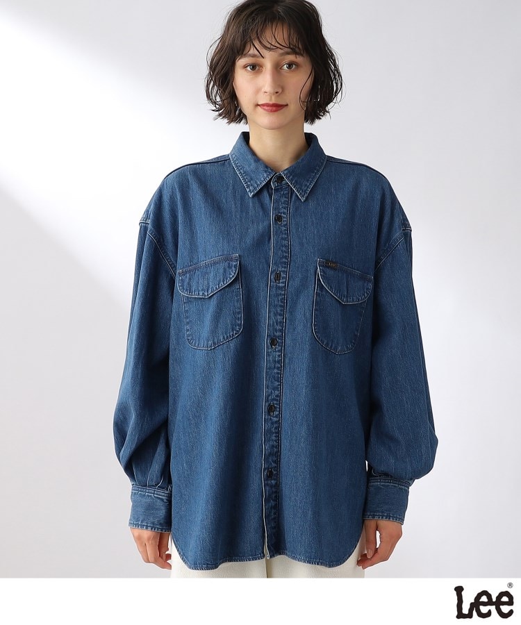 ザ ショップ ティーケー（ウィメン）(THE SHOP TK(Women))の◆【CLUEL 9月号掲載】【LEE別注】デニムワークシャツ4