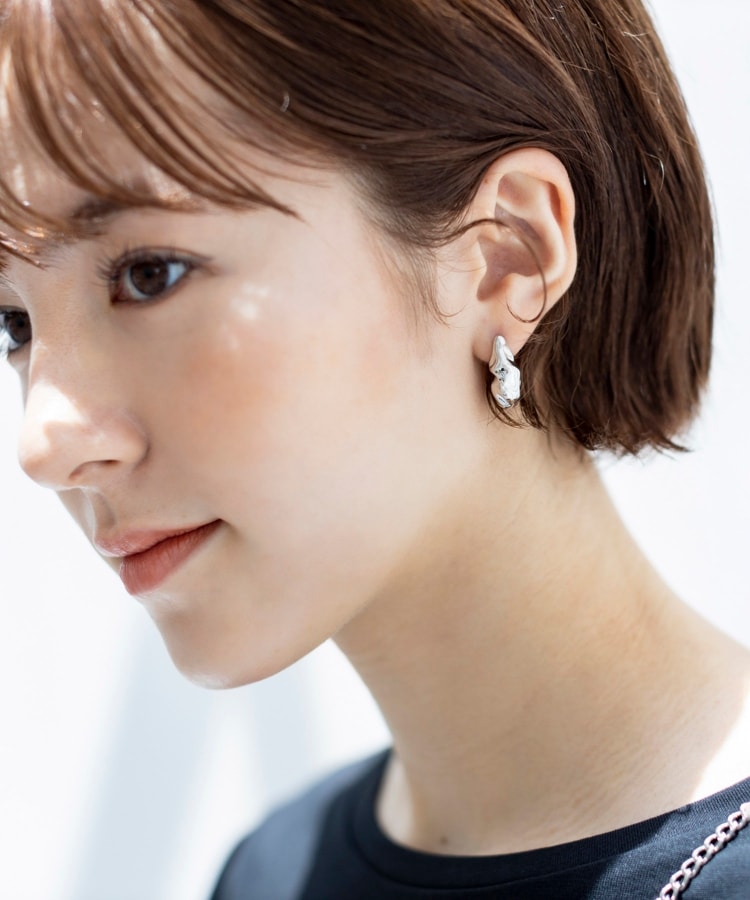 ザ ショップ ティーケー（ウィメン）(THE SHOP TK(Women))の◆【Nerine】ニュアンス凹凸ピアス1