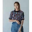 ザ ショップ ティーケー（ウィメン）(THE SHOP TK(Women))の◆【洗える】マルチカラーストライプニット ブルー(392)