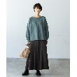 ザ ショップ ティーケー（ウィメン）(THE SHOP TK(Women))の◆【レディライク】キュプラタッチギャザースカート1