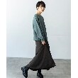 ザ ショップ ティーケー（ウィメン）(THE SHOP TK(Women))の◆【レディライク】キュプラタッチギャザースカート4