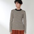 ザ ショップ ティーケー（ウィメン）(THE SHOP TK(Women))の◆リブカラーボーダーニット12