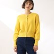 ザ ショップ ティーケー（ウィメン）(THE SHOP TK(Women))の◆【豊富なカラー展開】スナップボタンカーディガン イエロー(032)