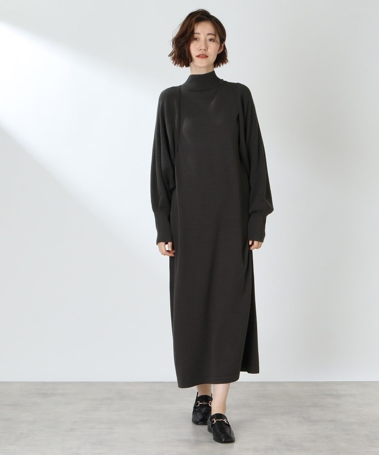 ボレロセットニットワンピース(XS WHITE): ONEPIECE