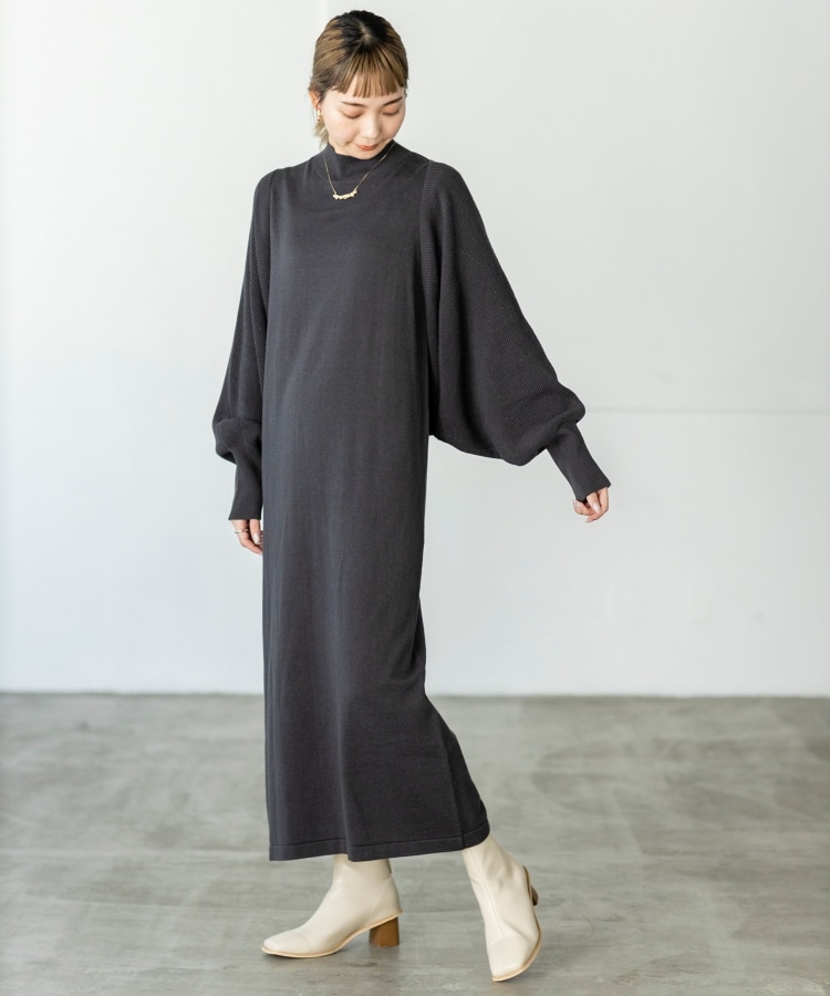 ＜WORLD＞ THE SHOP TK(Women)(ザ ショップ ティーケー（ウィメン）) 【ボレロSET】ニットワンピース