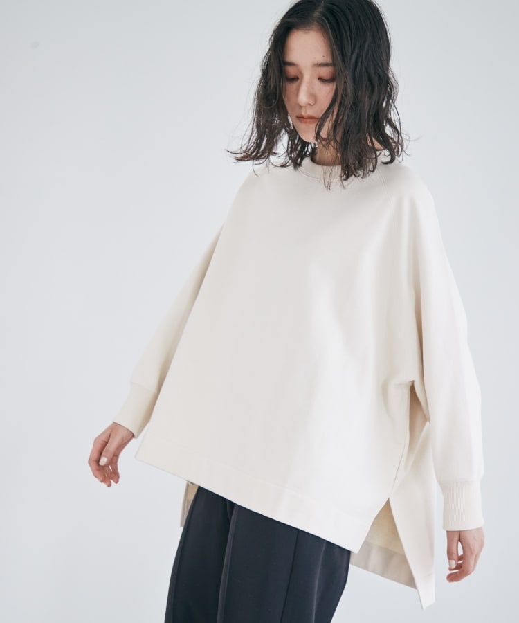 ザ ショップ ティーケー（ウィメン）(THE SHOP TK(Women))の◆裏毛ポンチョプルオーバー9