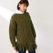 ザ ショップ ティーケー（ウィメン）(THE SHOP TK(Women))の◆【NEPAL HAND KNIT】フリンジケーブルニット11