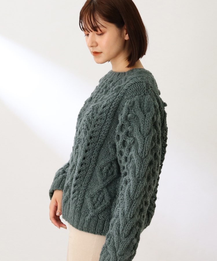 ザ ショップ ティーケー（ウィメン）(THE SHOP TK(Women))の◆【NEPAL HAND KNIT】ケーブルニット15