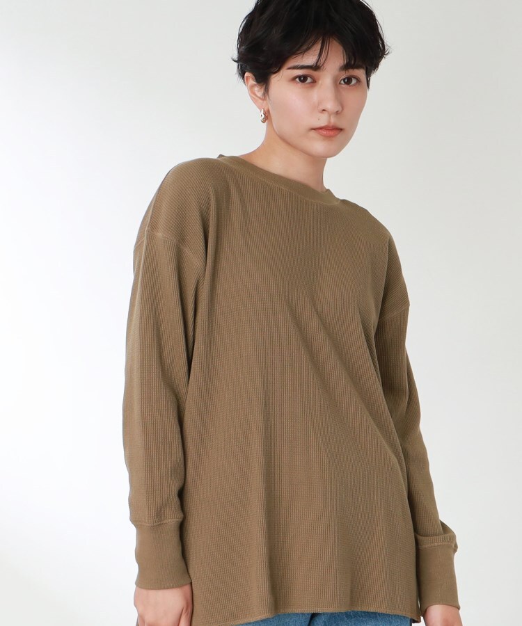 ザ ショップ ティーケー（ウィメン）(THE SHOP TK(Women))の◆バックヘンリーカットソー31