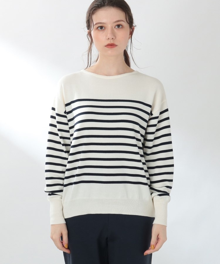 ザ ショップ ティーケー（ウィメン）(THE SHOP TK(Women))の◆【前後2way/オーガニックコットン】ベーシックニット30