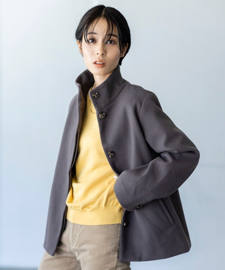 ザ ショップ ティーケー（ウィメン）(THE SHOP TK(Women))の◆【前後2way/オーガニックコットン】ベーシックニット6