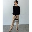 ザ ショップ ティーケー（ウィメン）(THE SHOP TK(Women))の◆【前後2way/オーガニックコットン】ベーシックニット1