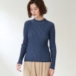 ザ ショップ ティーケー（ウィメン）(THE SHOP TK(Women))の◆【洗える】リブハイネックニット4