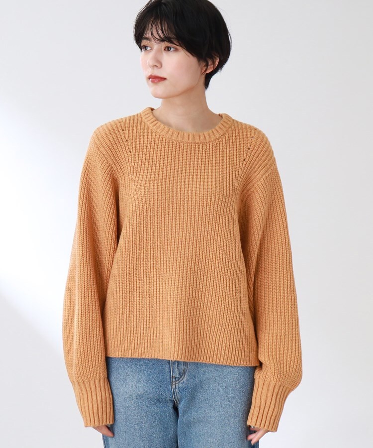 ザ ショップ ティーケー（ウィメン）(THE SHOP TK(Women))の◆【洗える/ウール混】クルーネックニット/CLUEL 11月号掲載24