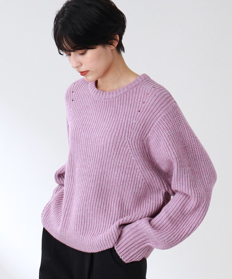 ザ ショップ ティーケー（ウィメン）(THE SHOP TK(Women))の◆【洗える/ウール混】クルーネックニット/CLUEL 11月号掲載32