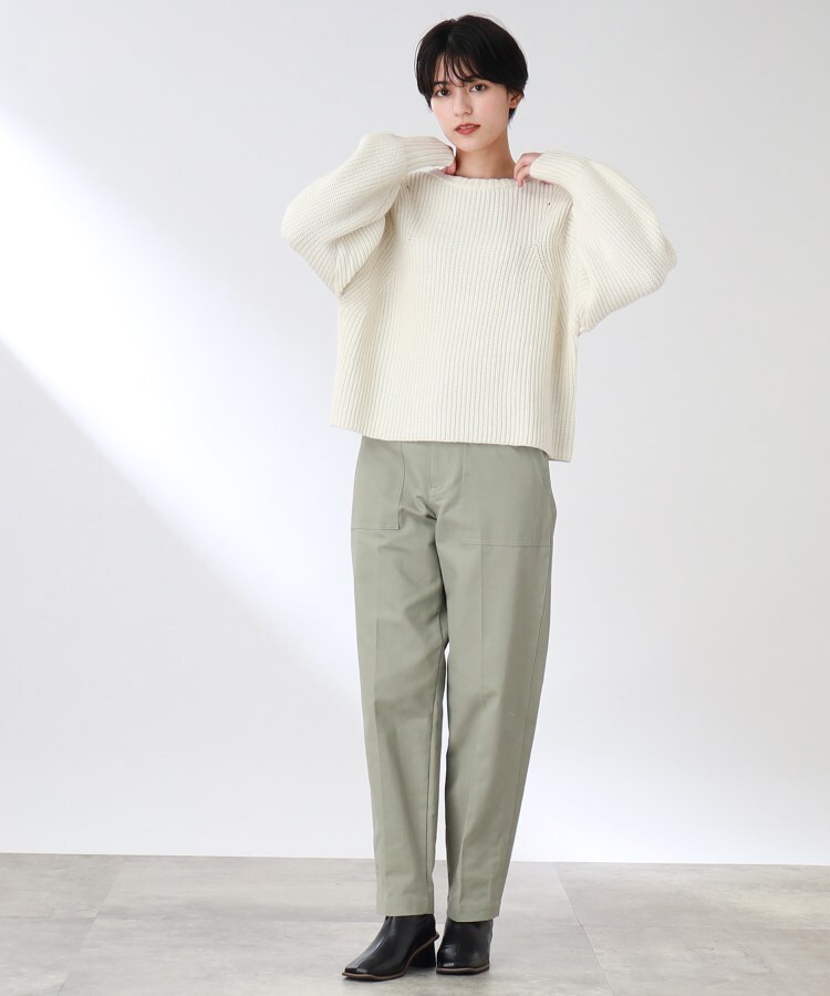 ザ ショップ ティーケー（ウィメン）(THE SHOP TK(Women))の◆【洗える/ウール混】クルーネックニット/CLUEL 11月号掲載45