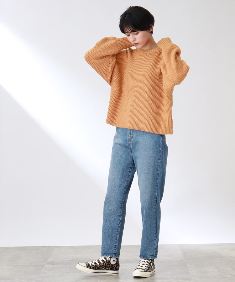 ザ ショップ ティーケー（ウィメン）(THE SHOP TK(Women))の◆【洗える/ウール混】クルーネックニット/CLUEL 11月号掲載49