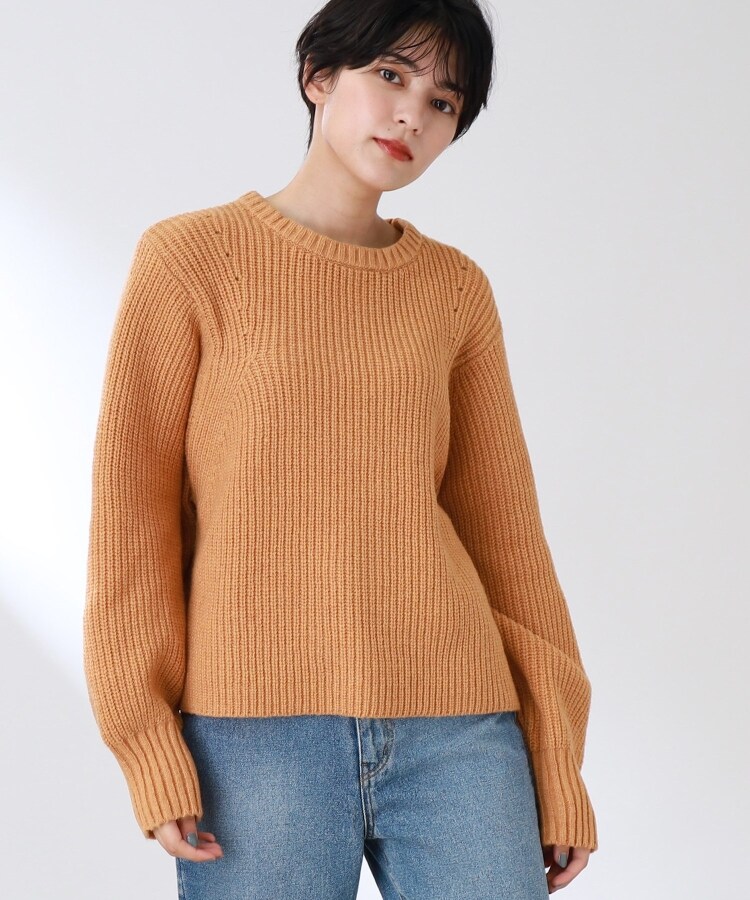 ザ ショップ ティーケー（ウィメン）(THE SHOP TK(Women))の◆【洗える/ウール混】クルーネックニット/CLUEL 11月号掲載23