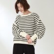 ザ ショップ ティーケー（ウィメン）(THE SHOP TK(Women))の◆【洗える】ボーダークルーニット45