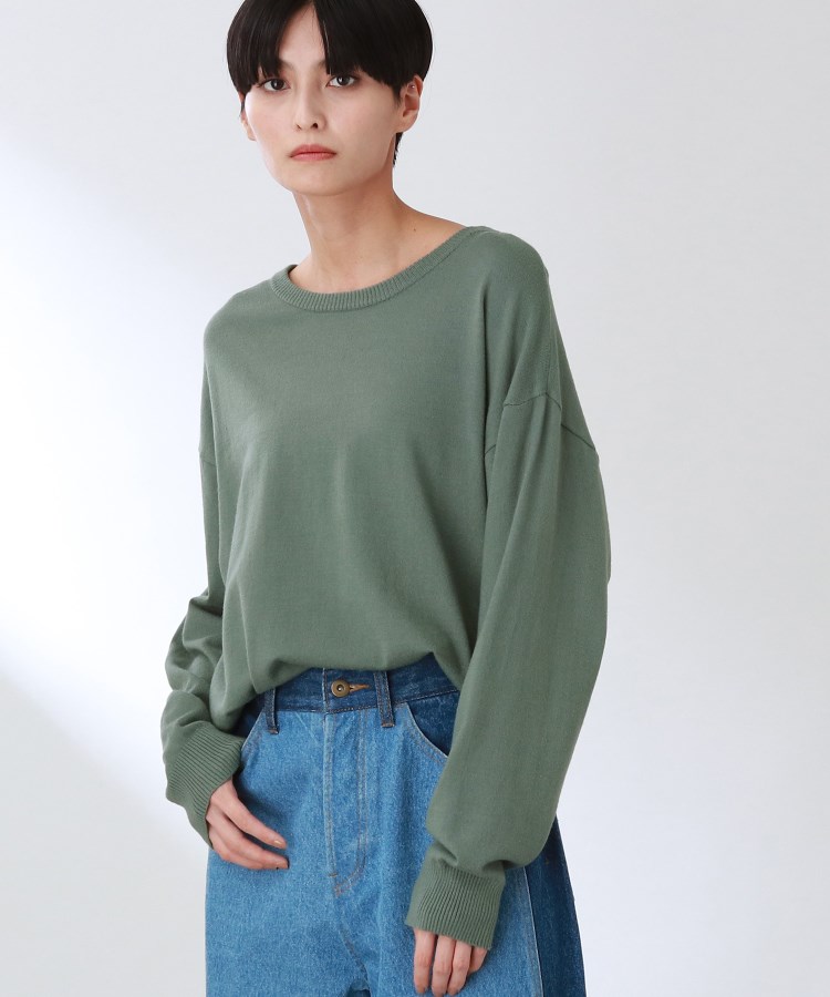 ザ ショップ ティーケー（ウィメン）(THE SHOP TK(Women))の◆リラックスデザインクルーネックニット39