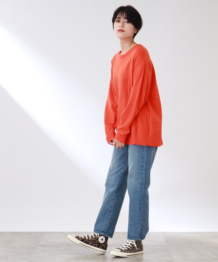 ザ ショップ ティーケー（ウィメン）(THE SHOP TK(Women))の◆リラックスデザインクルーネックニット53