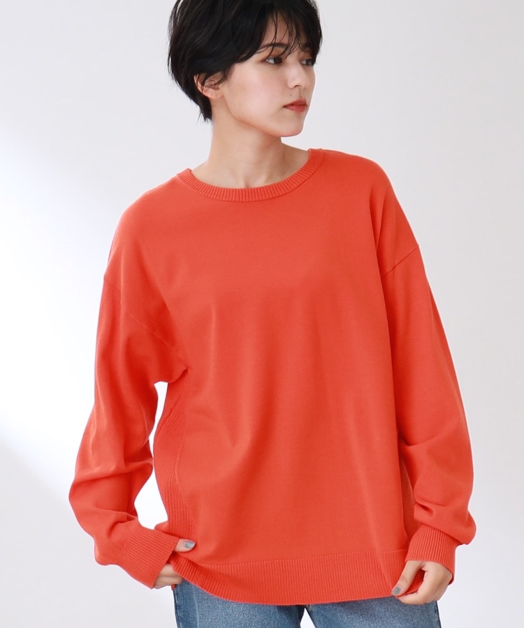 ザ ショップ ティーケー（ウィメン）(THE SHOP TK(Women))の◆リラックスデザインクルーネックニット49