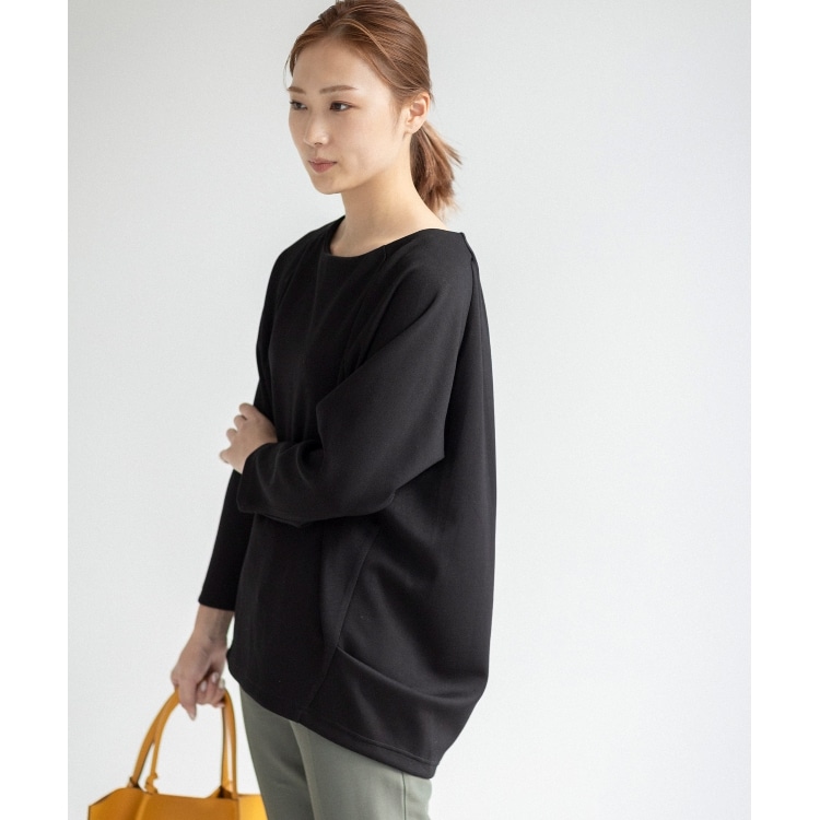 ザ ショップ ティーケー（ウィメン）(THE SHOP TK(Women))の◆【オンオフ対応】サイドタックプルオーバー カットソー