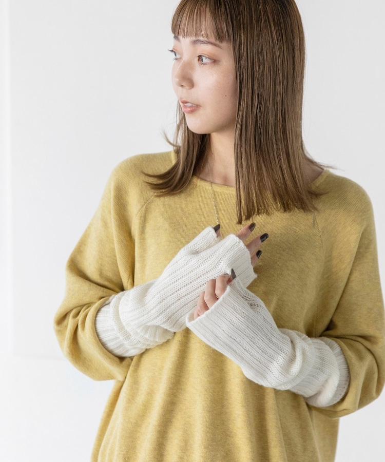 ザ ショップ ティーケー（ウィメン）(THE SHOP TK(Women))の◆【カシミヤ100％】William Brunton Hand Knits アームウォーマー4