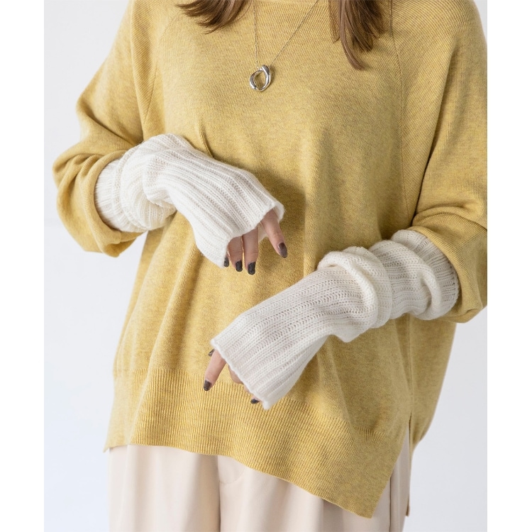 ザ ショップ ティーケー（ウィメン）(THE SHOP TK(Women))の◆【カシミヤ100％】William Brunton Hand Knits アームウォーマー グローブ