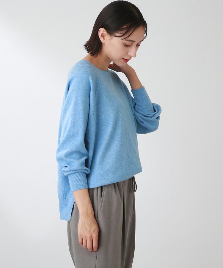 ザ ショップ ティーケー（ウィメン）(THE SHOP TK(Women))の◆【モチモチ/ウール混/洗える】着回しドルマンニット66