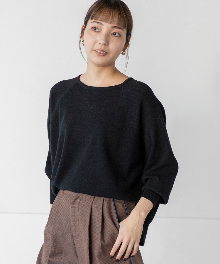 ザ ショップ ティーケー（ウィメン）(THE SHOP TK(Women))の◆【モチモチ/ウール混/洗える】着回しドルマンニット4