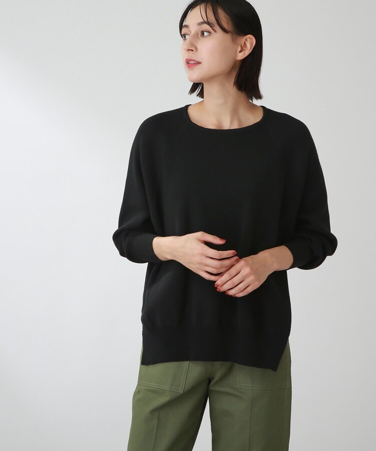 ザ ショップ ティーケー（ウィメン）(THE SHOP TK(Women))の◆【モチモチ/ウール混/洗える】着回しドルマンニット49