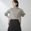 ザ ショップ ティーケー（ウィメン）(THE SHOP TK(Women))の◆【洗える/前後異素材】ドッキングニット グレー(012)