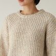 ザ ショップ ティーケー（ウィメン）(THE SHOP TK(Women))の◆【ふわふわニット/洗える】メランジクルーネックニット36