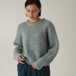 ザ ショップ ティーケー（ウィメン）(THE SHOP TK(Women))の◆【ふわふわニット/洗える】メランジクルーネックニット45