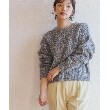 ザ ショップ ティーケー（ウィメン）(THE SHOP TK(Women))の◆【ふわふわニット/洗える】メランジクルーネックニット11