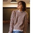 ザ ショップ ティーケー（ウィメン）(THE SHOP TK(Women))の◆【ふわふわニット/洗える】メランジクルーネックニット18