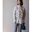 ザ ショップ ティーケー（ウィメン）(THE SHOP TK(Women))の◆【ふわふわニット/洗える】メランジクルーネックニット8