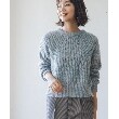 ザ ショップ ティーケー（ウィメン）(THE SHOP TK(Women))の◆【ふわふわニット/洗える】メランジクルーネックニット22