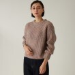 ザ ショップ ティーケー（ウィメン）(THE SHOP TK(Women))の◆【ふわふわニット/洗える】メランジクルーネックニット オレンジ(467)