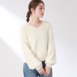 ザ ショップ ティーケー（ウィメン）(THE SHOP TK(Women))の◆【ふわふわ/シャギー】フェザーヤーンVネックニット9